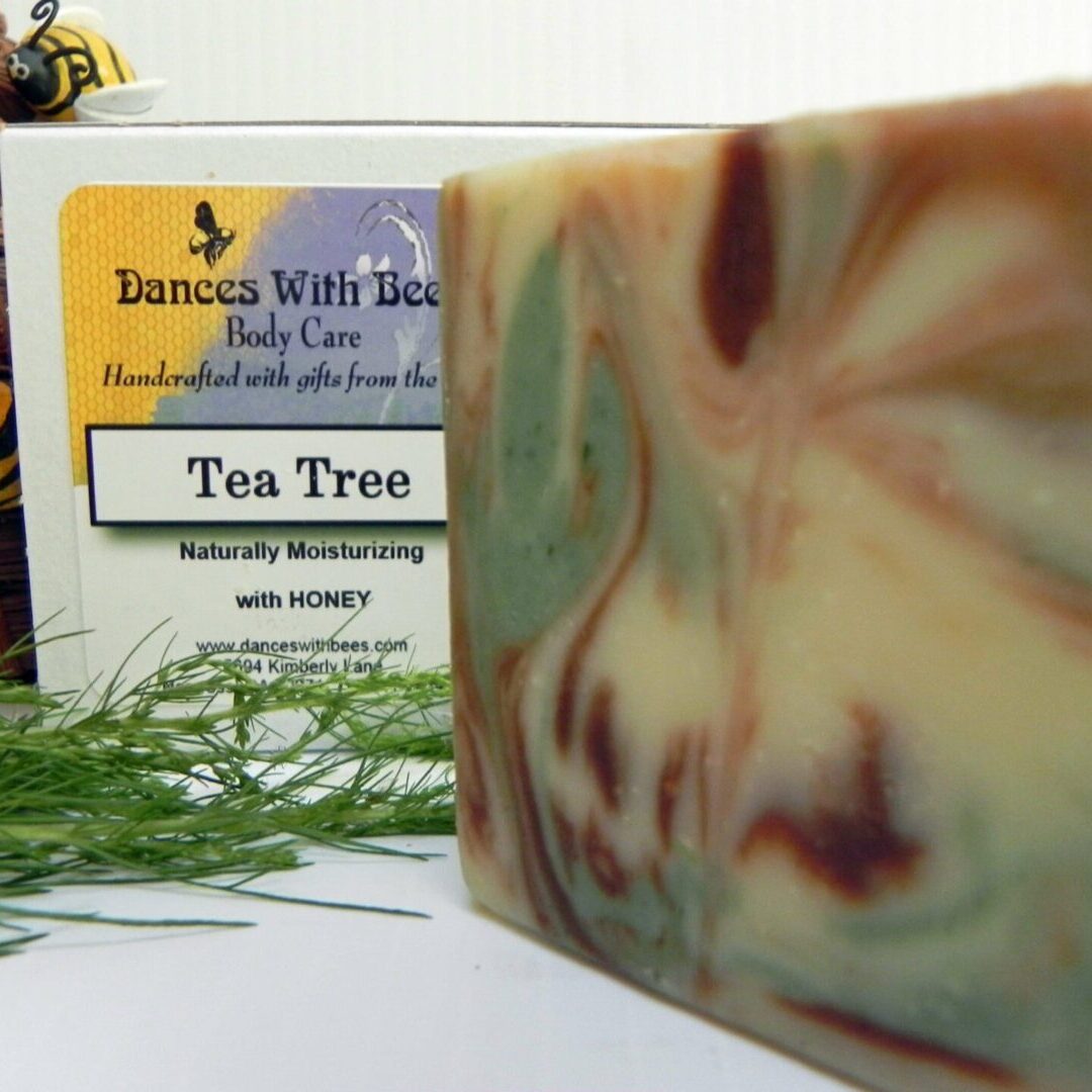 Tea tree soap with natural ingredients